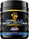 Gorilla Mode Lightning Pre-Wortout - Extreme Energy · Laser Focus · Ισχυρές Αντλίες · Μέγιστη απόδοση - 550mg καφεΐνη, 13500mg L-Τυροσίνη, Alpha-GPC– 792g (Bombsicle)
