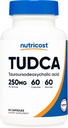 Nutricost Tudca 250 mg, 60 Capsules (Tauroursodeoxycholic Acid) - Premium Quality Quality Quality