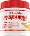 Hydramino EAA + BCAA Toz - 40 Hizmet - Temel Amino Asits Supplement & Electrolyte Toz Kurtarma, Güçlü, & Hydration, 7g BCAAs, 8g EAAs, 600 mg Electrolytes (Vegan, Peach Ring)