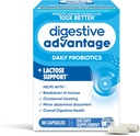 Digestive Advantage Lactose Savunma Kapsülleri (96 Bir Kutuda Kont), Digestive Upset'e karşı Breaks Down Lactose'ye yardım eder ve Digestive and Immune Health, CFUsFU