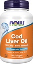 Şimdi Gıdalar Tamamlar, Cod Liver Oil, Ekstra Güçlü 1000 mg A & D-3, EPA, DHA, 90 Softgels