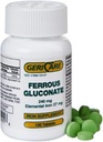 GeriCare Ferrous Gluconate 240mg 100 δισκία το καθένα (πακέτο των 6)