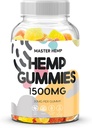 Εκχύλισμα Λάδι κάνναβης Organic Hemp Gummy Advanced Extra Strength Supplement for Adults - Nature's Leaf Fruite Flavor Low Sugar Made in USA