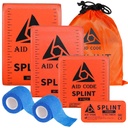 First Aid Splint 36" X 4.3",Emergency Splint Kit για το πόδι σπασμένο κόκκαλο θραύση,Ιδανικό για τον αθλητισμό, σπίτι, First Aid Refill and Pets (4 συσκευασία combo)