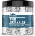 Earthborn Elements White Kidney Bean 200 Capsules, Pure & Undiled, No Wordss