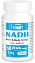 Supersmart - NADH 5 mg per Day (Redüklenmiş Nicotinamid Adenine Dinüotid) - NADH Supplement - Energy Pills | Non-GMO & Gluten Free - 60 Gecikmiş Yayın Kapsülleri