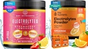 KEY NUTRIENTS Electrolytes & Multivitamin Hydration Toz Sche – Juicy Strawberry Lemonade & Tangy Orange Electrolyte Tozlar (90 Her Şeye Hizmet Ediyor) – Sugar-Free, Keto-Friendly, No Calories