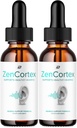 ZenCortex εμβοές αυτιού - ZenCortex 24, Zen Cortex Υγρές σταγόνες, ZenCortex Κριτικές, ZenCortex σταγόνες για την ανακούφιση του αυτιού (2 πακέτο - 2 μήνες προμήθεια)