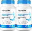 (2 Pack) Glyco Forte κάψουλες, Επίσημη Glyco Forte για τη διατήρηση της συνολικής υγείας, Όλα φυσικά Formula για την υποστήριξη της κυκλοφορίας του αίματος, Premium Glyco Forte Pastillas αναθεώρηση (120 κάψουλες)