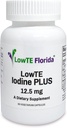 Iodine Plus 12.5 mg - 90 Vejetaryen Capsules for Energy, Mood, & Health Body Function | Iodine Supplement forBoosting Hair, Nails, & Teeth | Regulates Metabolism