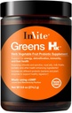 Invite Health Greens Hx® - Supports Energy, Detoxification, Immunity and Liver Health - Contains Fruit and Sebze Ekstraksiyonları, Plant-Based Enzymes, Non-Dairy Probiyotik - 30 Hizmet (2-Pack)