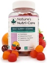 Nature's Nutri-Care Gummy Vitamins - Kadınlar için Multivitaminler, Yetişkinler için Chewable Vitamin, Women's & Men's Multi Supplements, Natural Vegetarian Gummy, Made in USA
