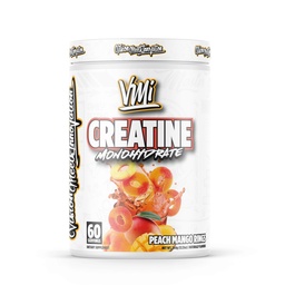 VMI Sports Creatine Monohydrate σκόνη μυϊκή μάζα – Δύναμη – Ισχύς 5 γραμμάρια ανά υπηρεσία (60 εξυπηρετούν, Ροδάκινα δαχτυλίδια Mango)