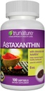 Genric trunatur Astaxanthin 6 mg. - Skin Elasticity, Moisture, Texture ve Tone - 100 Softgels