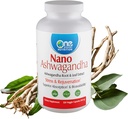 Bir Gezegen Beslenme Nano Ashwagandha Root & Leaf 500 mg Veggie Capsules (120 Hizmet) , 10:1 Ekstraksiyon, Stres Yardımı için Hormon ve Sinirsel Fonksiyonlar, Non-GMO, Vegan, Gluten-Free