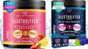 KEY NUTRIENTS Electrolytes Toz Ultimate Hydration & Wellness Sche - Juicy Strawberry Lemonade & Sweet Blue Raspberry Electrolyte Tozlar - Zero Sugar, Keto-Friendly, 90 Her Şeye Hizmet Ediyor