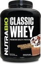 NutraBio Classic Whey Protein Toz- Full-Spectrum Amino Asit Profil - No Fillers, Yapay Renkler, Preservatifler - Low Glycemic Index - Chocolate Milkshake, 5 Pounds