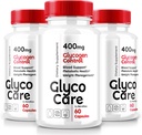 (3 Pack) Glyco Care Capses, Glyco Care Advanced Blood Support Supplement, Glyco Care Health Support Pills, Maximum Strength Formula for Overal Wellness, All Natural GlycoCare Reviews (180 Κάψουλες)
