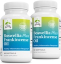 Terry Natural Boswellia Plus Frankincense Oil - Ortak Destek Hareketliliği ve Ortak Konforu Desteklemek için Tamamlandı - Boswellia & Frankincense Oil - 60 Softgels (Pack of 2)