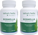 Tattva's Herbs Boswellia Serrata Supplement, Boswellia Extract Capsules, Joint Support Supplement, CO2 Extract, Boswellia Complex Powder, 2-Pack, 240 Count, 500 mg - 25 Years of Premium Service