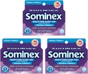 Sominex maximum Strength Night Time Sleep-Aid | Diphenhydramine HCI | Paket başına 16 inç | 3Packlets
