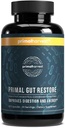 Primal Harvest Restore for Gut Health, Primal Gut Restore w/POSTbiotics, PREbiotics and Probiotics for Women and Men, 60 CT - Digestion, Colon Cleanse, Υποστήριξη Ασυλίας - Βοηθά στην επιδιόρθωση του Leaky Gut