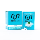 RUN GUM Mint Energy Gum 50mg Caffeine Taurine & B-Vitamins Per Piece, 24 Adet (Pazar 12), 2 Adet = 1 kahve veya Enerji içeceği, Sugar Free, Zero Calorie
