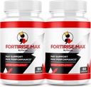 (2 Pack) Fortirise Max - Fortirise Max χάπια μέγιστης αντοχής Φόρμουλα, Fortirise Max Wellness Υποστήριξη συμπλήρωμα βιταμίνης αναθεώρηση, Fortirise κάψουλες, Fortirise Ultra Advanced (120 κάψουλες)