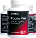 Focus Plus Bilişsel Performans Yenilikçi | N-Acetyl L-Tyrosine, DMAE Bitartrate, GABA, Glutamik Asit | Boosts Focus, Advanceds Memory, Supports Brain Health | 60 Count | 30 Day Supply