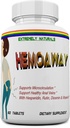HEMOAWAY Natural Hemorrhoid Vitaminleri. Piles & Anal Fissure Relief. 60 Tablet