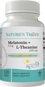 Doğanın Trove Melatonin 3 mg + L Theanine 200 mg – Calm ve Relaxation – 120 Kosher Vegetarian Capsules