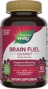 Nature's Way Brain Fuel, Supports Memory and Concentration*, Brain Function Support Supplement*, Klinik olarak Studied Cognigrape®, Grape Flavored, 60 Gummies