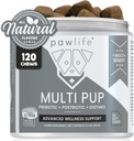 Köpekler için Tüm Doğal Multivitamin Yumuşak Chews, Gut & Immune Health / Mobility ve Advanced Wellness Desteği için Probiyotikler ile Ortak Destek için Glucosamine Chondroitin