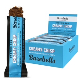 Bar Protein Bars Bars Bars Creamy Crisp - 12 Count, 20g High Protein Treats - Σοκολάτα μπαρ διατροφής με 1g Total Sugars - On-The-Go Πρωινό ή μετά την προπόνηση σνακ