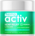 Hemp Cream, Hemp, Menthol, MSM & Arnica, 4 Fl Oz