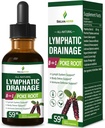 Lympphatic Drainage Herb Poke Root Drops για Lymph System Support, 8-in-1 Βελτιστοποιημένη φυτική φόρμουλα συμπλήρωμα Βάμμα για το σώμα Detox & Immune Support w/Cleavers Echinacea Extract.