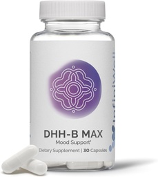 InfiniWell DHH-B Max - 15mg DHH-B Mood Supplement - 20x More Poent Than Standard Magnolia Bark Extract - Προώθηση της χαλάρωσης, της ηρεμίας, της γνωστικής καθαρότητας και ενός υγιούς κύκλου ύπνου REM (30 κάψουλες)