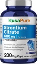 NusaPure Strontium 680 mg 200 Χορτοφαγικά Καπάκια (Non-GMO, Vegan)