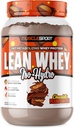 Musclesport Lean Whey RevolutionTM Protein Powder - Whey Protein Isolate - Χαμηλή θερμίδα, χαμηλής περιεκτικότητας σε υδατάνθρακες, χαμηλής περιεκτικότητας σε λίπος, απίστευτες γεύσεις - 25g Protein per Scoop (2LB, Σοκολάτα Φυστικοβούτυρο)