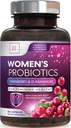 Women Digestive Health Support - 60 Milyar CFU Women's Probiyotik, 16 Strains, pH Dengesi için, Vaginal Support with Cranberry for Gut Health, Urinary & Immune Support - 120 Capsules