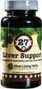 Silver Lining Herbs 27 Herbal Liver Support Canine - The Liver Normal Fonksiyonl ve Sağlık ile Köpek Destek - Doğal Herbal Supplement, Stres ve Toxins - 90 Capsules