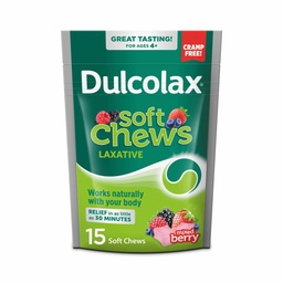 Laxative Soft Chews, Απαλή ανακούφιση δυσκοιλιότητας, Μικτή γεύση μούρου, Υδροξείδιο μαγνησίου 1200 mg, 15 κόμης