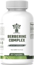 Berberine Supplement with Bitter Melon Extract and Banaba Leaf Extract - 1000mg Berberine HCL for Immune System - Weight Management - Non-GMO - Gluten-Free Berberine Complex, 60 Capsules.