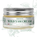 Organic Wild Yam Cream - Ορμονική Ισορροπία & Εμμηνόπαυση Ανακούφιση, Υποστηρίζει Hot Flashs & Night Sweats, 2.82 oz - Σχεδιασμένο για την αγορά των ΗΠΑ από SEMZHAOTAI