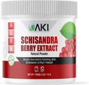 AKI Schisandra Berry Ekstra Toz - Schisandra China Berry'den Yap - Enerji ve Fiziksel Performansı artırmak için yardımcı olabilir - Non-GMO & Vegan Dostu (6oz /170g)
