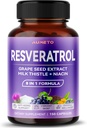 Ultra Resveratrol 8 1 Formula - Grape Tohumu ile Butle Niacin (150 Kont)