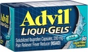 Advil Liqui-Gels 80 Liqui-Gels (πακέτο των 3)