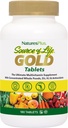 NaturesPlus Life Gold Multivitamin Kaynağı - 180 Tabletler - D3 & B12 - Kan, Bone & Immune Support - Vegetarian & Gluten Free - 60 Hizmetler