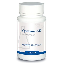 Biotics Research Cytozyme AD Υποστηρίζει υγιή επίπεδα ενέργειας, προωθεί την ηρεμία 60 δισκία