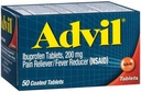 Advil Ağrı Reliever/Fever Function, 200 mg, 50 Kaplamalı Tabletler.